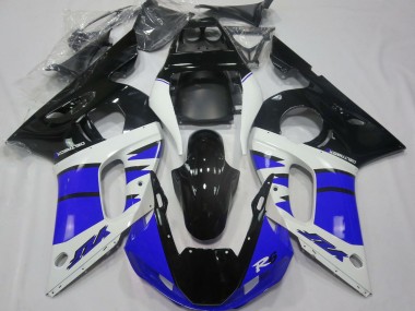 Venta Carenados Moto Yamaha R6 1998-2002 - Blanco Azul Negro Brillante