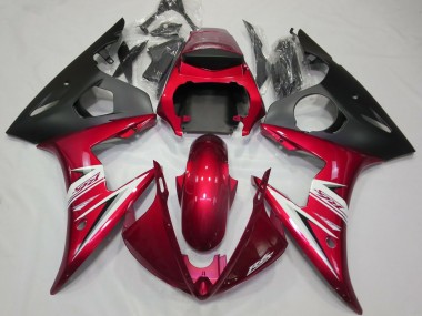 Venta Carenados Moto Yamaha R6 2003-2004 - Rojo Blanco Negro Mate