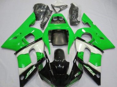 Venta Carenado Moto Yamaha R6 1998-2002 - Verde Blanco Negro Brillante