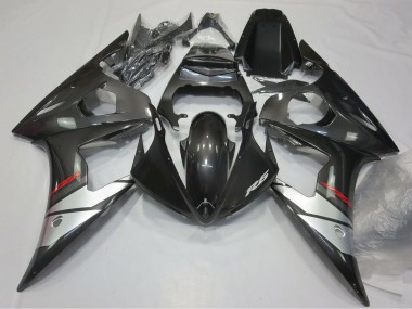 Venta Carenados Moto Yamaha R6 2005 - Negro Brillante Plata