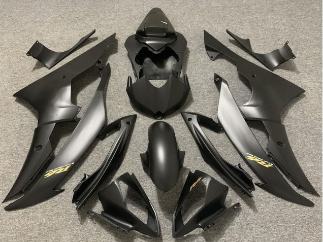 Venta Carenados Moto Yamaha R6 2008-2016 - Gris Mate Negro Oro Calcomanías
