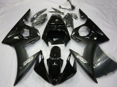 Venta Carenados Moto Yamaha R6 2003-2004 - Negro Brillante Negro Mate Blanco Calcomanías