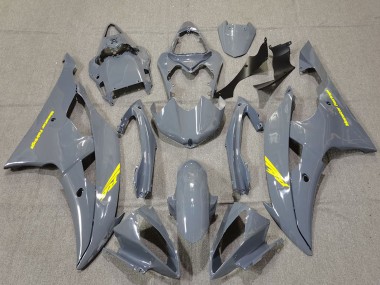 Venta Carenados Moto Yamaha R6 2008-2016 - Nardo Gris Alta Visibilidad Amarillo Calcomanías