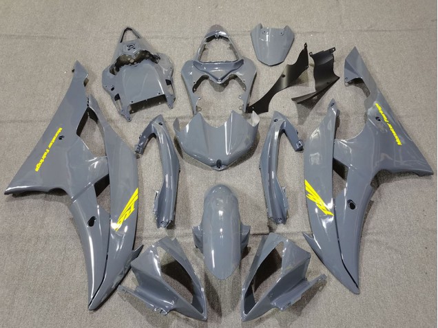 Venta Carenados Moto Yamaha R6 2008-2016 - Nardo Gris Alta Visibilidad Amarillo Calcomanías