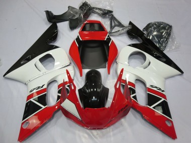 Venta Carenados Moto Yamaha R6 1998-2002 - Rojo Blanco Negro Brillante OEM Estilo