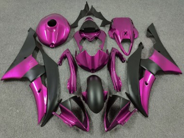 Venta Carenados Moto Yamaha R6 2008-2016 - Rosa Negro Mate