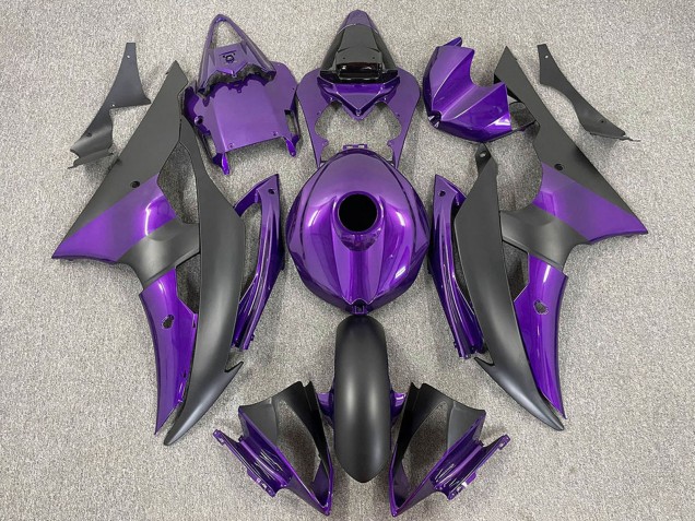 Venta Carenados Moto Yamaha R6 2008-2016 - Púrpura Negro Mate