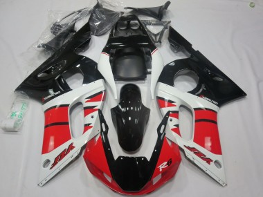 Venta Carenados Moto Yamaha R6 1998-2002 - Blanco Rojo Negro Brillante