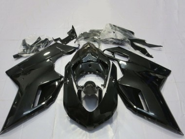 Venta Carenados Moto Ducati 848 1098 1198 2007-2014 - Negro Brillante