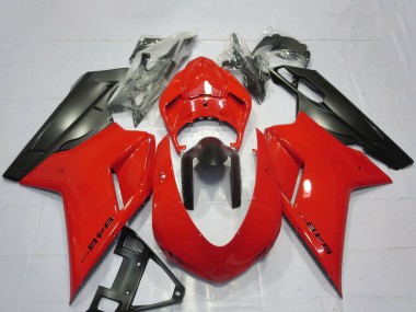 Venta Carenados Moto Ducati 848 2007-2014 - Rojo Negro Mate