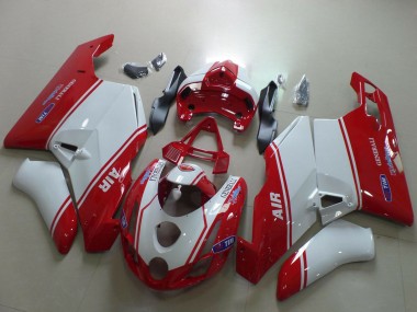 Venta Carenados Moto Ducati 749 999 2003-2004 - Blanco Rojo Air Generali Tim