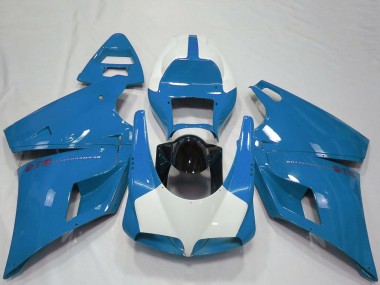 Venta Carenados Moto Ducati 916 1993-2005 - Azul Claro Negro Brillante