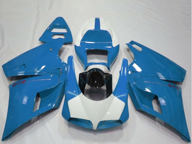 Venta Carenados Moto Ducati 916 1993-2005 - Azul Claro Negro Brillante