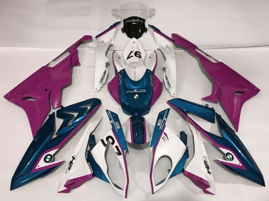 Venta Carenados Moto BMW S1000RR 2009-2014 - Blanco Púrpura Azul