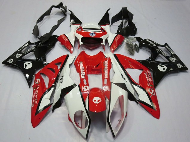 Venta Carenado Moto BMW S1000RR 2009-2014 - Blanco Rojo Negro Brillante