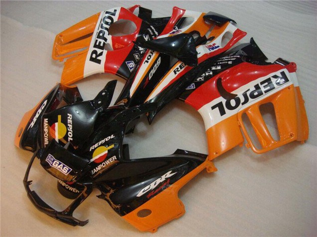 Venta Carenados Moto Honda CBR600 F3 1995-1996 - Naranja Blanco Rojo Negro Brillante Repsol