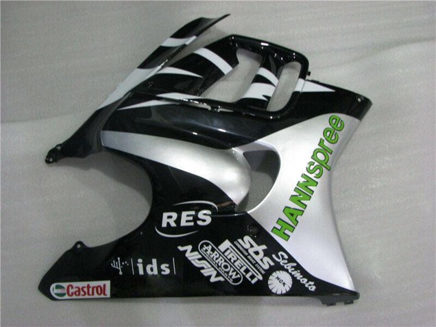 Venta Carenados Moto Honda CBR600 F3 1995-1996 - Blanco Plata Verde Hannspree