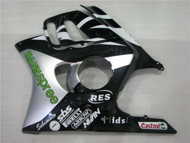 Venta Carenados Moto Honda CBR600 F3 1995-1996 - Blanco Plata Verde Hannspree