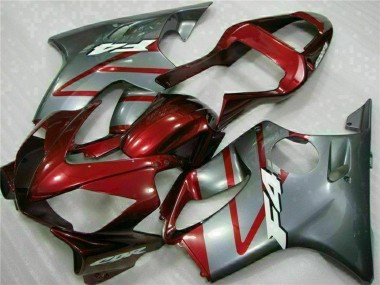 Venta Kits Carenado Moto Honda CBR600 F4i 2001-2003 - Plata Rojo