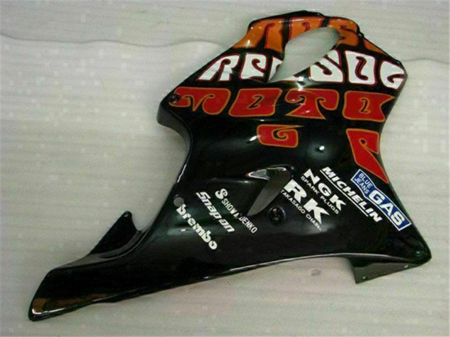 Venta Carenados Moto Honda CBR600 F4i 2001-2003 - Amarillo Naranja Negro Brillante Rossi 46