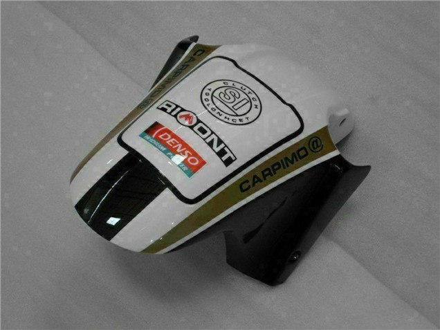 Venta Carenados Moto Honda CBR600 F4i 2001-2003 - Blanco Amarillo Negro Brillante Playboy