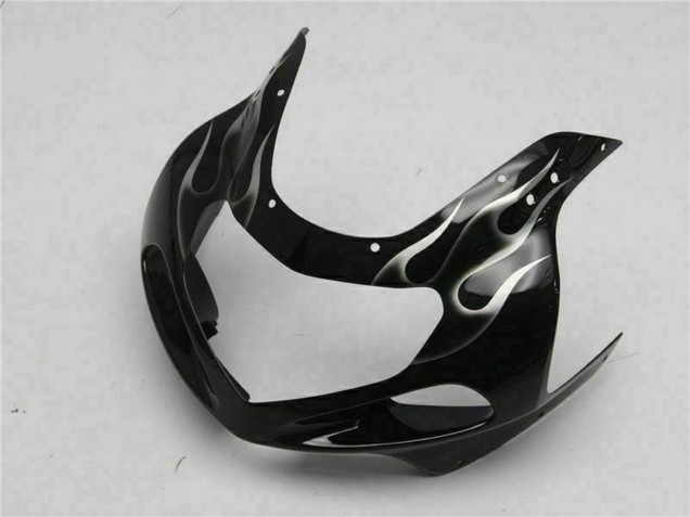 Venta Carenados Moto Suzuki GSXR 600/750 2001-2003 - Negro Brillante Plata Llama