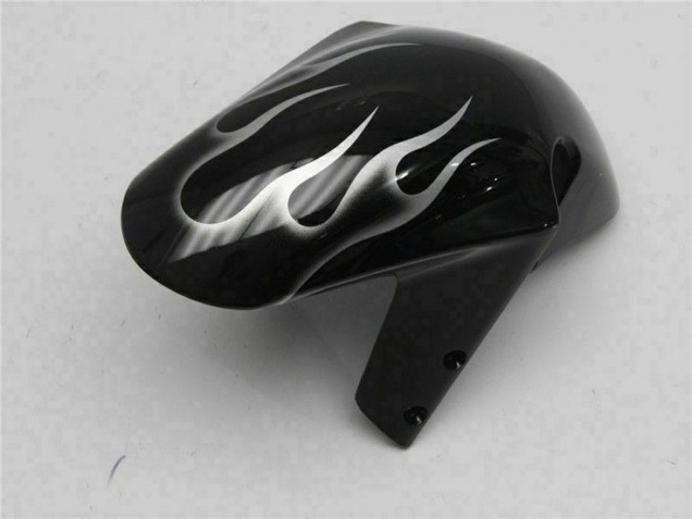 Venta Carenados Moto Suzuki GSXR 600/750 2001-2003 - Negro Brillante Plata Llama