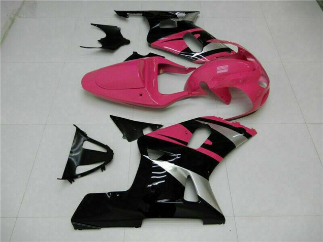 Venta Carenados Moto Suzuki GSXR 600/750 2001-2003 - Rosa Plata Negro Brillante