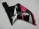 Venta Carenados Moto Suzuki GSXR 600/750 2001-2003 - Rosa Plata Negro Brillante