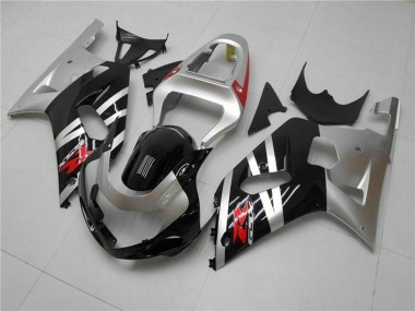 Venta Carenados Moto Suzuki GSXR 600/750 2001-2003 - Plata Negro Brillante Rojo