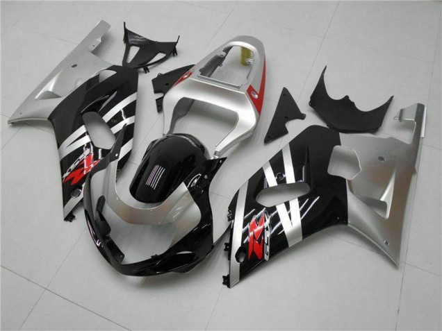 Venta Carenados Moto Suzuki GSXR 600/750 2001-2003 - Plata Negro Brillante Rojo
