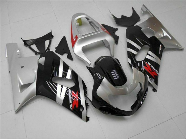 Venta Carenados Moto Suzuki GSXR 600/750 2001-2003 - Plata Negro Brillante Rojo