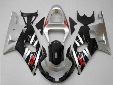 Venta Carenados Moto Suzuki GSXR 600/750 2001-2003 - Plata Negro Brillante Rojo
