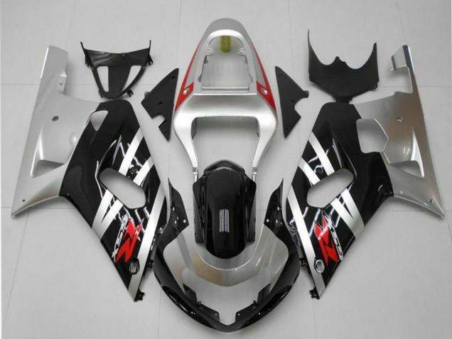Venta Carenados Moto Suzuki GSXR 600/750 2001-2003 - Plata Negro Brillante Rojo