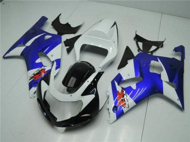 Venta Carenados Moto Suzuki GSXR 600/750 2001-2003 - Blanco Azul Negro
