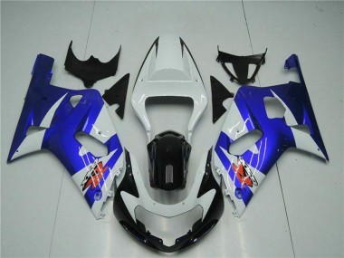 Venta Carenados Moto Suzuki GSXR 600/750 2001-2003 - Blanco Azul Negro