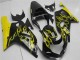 Venta Carenados Moto Suzuki GSXR 600/750 2001-2003 - Negro Brillante Amarillo Llama