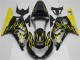 Venta Carenados Moto Suzuki GSXR 600/750 2001-2003 - Negro Brillante Amarillo Llama