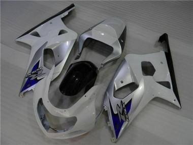 Venta Carenados Moto Suzuki GSXR 600/750 2001-2003 - Blanco Plata Azul Negro