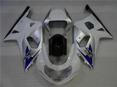 Venta Carenados Moto Suzuki GSXR 600/750 2001-2003 - Blanco Plata Azul Negro