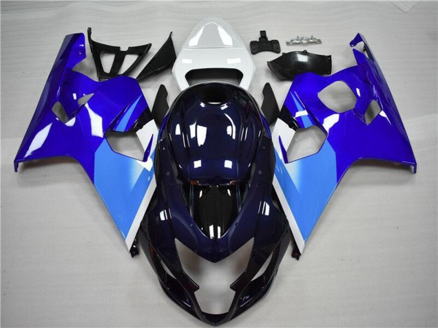 Venta Carenado Moto Suzuki GSXR 600/750 2004-2005 - Blanco Azul Negro