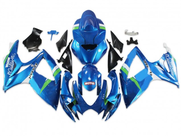 Venta Carenados Moto Suzuki GSXR 600/750 2004-2005 - Azul Verde Blanco