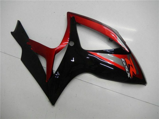 Venta Carenado Moto Suzuki GSXR 600/750 2006-2007 - Rojo Negro Brillante