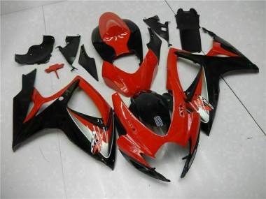 Venta Carenados Moto Suzuki GSXR 600/750 2006-2007 - Rojo Negro Brillante