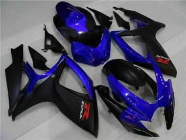 Venta Carenados Moto Suzuki GSXR 600/750 2006-2007 - Azul Negro Mate Rojo