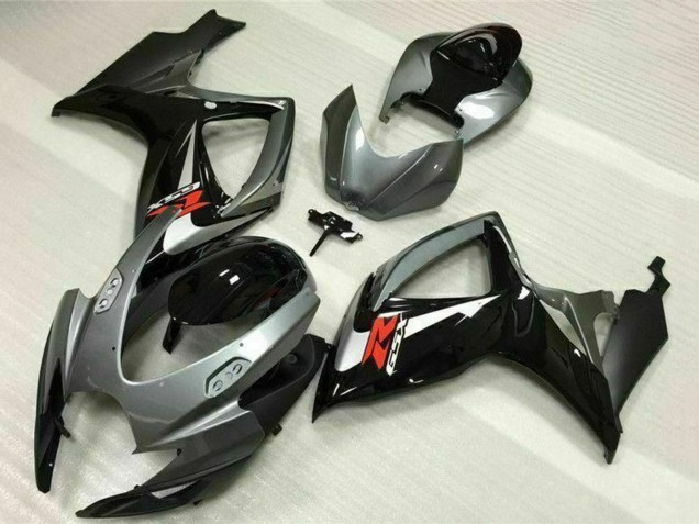 Venta Carenados Moto Suzuki GSXR 600/750 2006-2007 - Plata Gris Negro Brillante Rojo