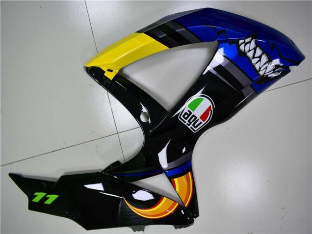 Venta Carenados Moto Suzuki GSXR 600/750 2008-2010 - Azul Amarillo Tiburón