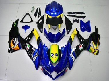 Venta Carenados Moto Suzuki GSXR 600/750 2008-2010 - Azul Amarillo Tiburón