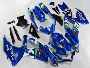 Venta Carenados Moto Suzuki GSXR 600/750 2008-2010 - Azul Blanco Verde Negro