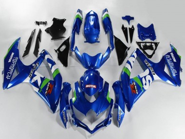 Venta Carenados Moto Suzuki GSXR 600/750 2008-2010 - Azul Blanco Verde Negro